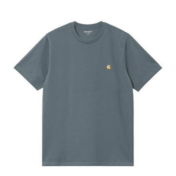 Carhartt WIP S/S Chase T-Shirt Cozy Blue / Gold