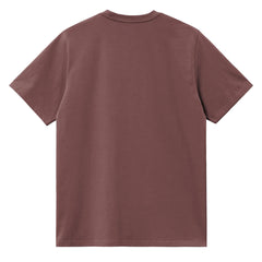 Carhartt WIP S/S Chase T-Shirt Dusky Pink / Gold - Parasol Store