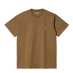 Carhartt WIP S/S Chase T-Shirt Hamilton Brown / Gold