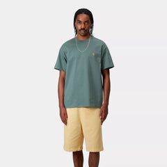 Carhartt WIP S/S Chase T-Shirt Silver Pine / Gold - Parasol Store