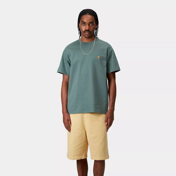 Carhartt WIP S/S Chase T-Shirt Silver Pine / Gold - Parasol Store
