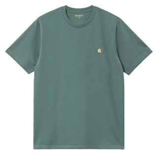 Carhartt WIP S/S Chase T-Shirt Silver Pine / Gold - Parasol Store