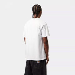 Carhartt WIP S/S Chase T-Shirt White / Gold - Parasol Store