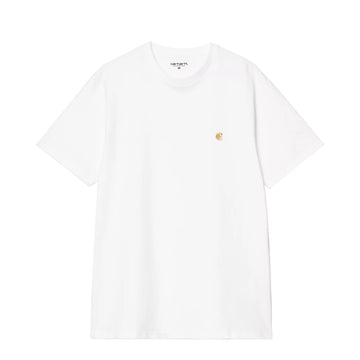 Carhartt WIP S/S Chase T-Shirt White / Gold