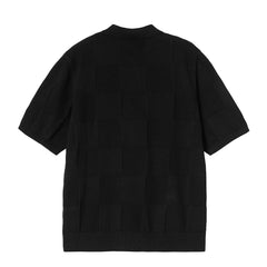 Carhartt WIP S/S Checker Polo Black - Parasol Store
