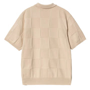 Carhartt WIP S/S Checker Polo Fleur De Sel - Parasol Store