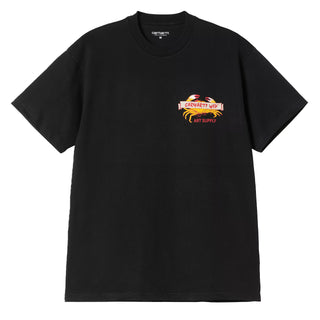 Carhartt WIP S/S Crab Paint T-Shirt Black - Parasol Store