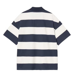 Carhartt WIP S/S Delray Polo Delray Stripe Blue