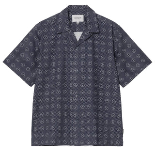 Carhartt WIP S/S Furoshiki Shirt Furoshiki Print / Blue - Parasol Store