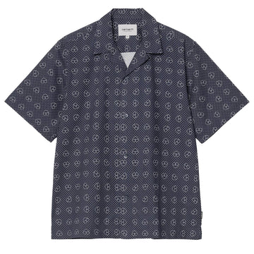 Carhartt WIP S/S Furoshiki Shirt Furoshiki Print / Blue - Parasol Store