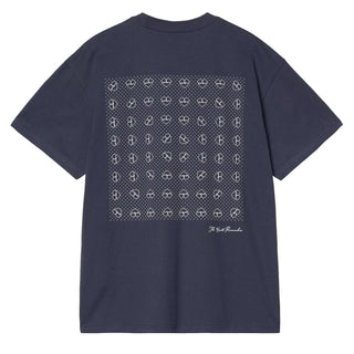 Carhartt WIP S/S Furoshiki T-Shirt Blue / White - Parasol Store