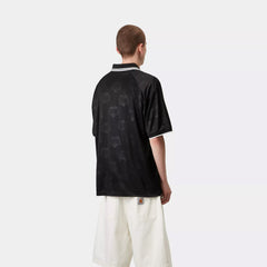 Carhartt WIP S/S Harttes Football T-Shirt Heart Train Jacquard / Black - Parasol Store
