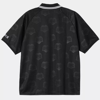 Carhartt WIP S/S Harttes Football T-Shirt Heart Train Jacquard / Black - Parasol Store