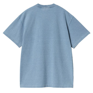 Carhartt WIP S/S Ingo Pocket T-Shirt Light Blue Garment Dyed - Parasol Store