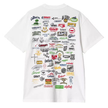 Carhartt WIP S/S Logo T-Shirt White - Parasol Store