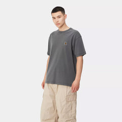 Carhartt WIP S/S Nelson T-Shirt Black Garment Dyed - Parasol Store