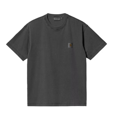 Carhartt WIP S/S Nelson T-Shirt Black Garment Dyed - Parasol Store