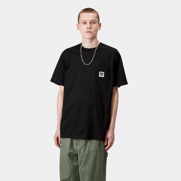 Carhartt WIP S/S Pocket Heart T-Shirt Black / Black - Parasol Store