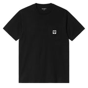 Carhartt WIP S/S Pocket Heart T-Shirt Black / Black - Parasol Store