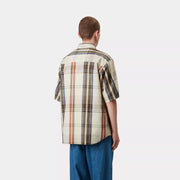 Carhartt WIP S/S Roslin Shirt Roslin Check / Natural / Wax - Parasol Store