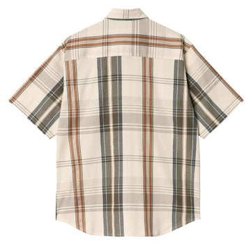 Carhartt WIP S/S Roslin Shirt Roslin Check / Natural / Wax - Parasol Store