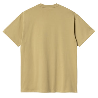 Carhartt WIP Script Embroidery T-Shirt Agate / White - Parasol Store