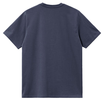 Carhartt WIP Script Embroidery T-Shirt Air Force Blue / White - Parasol Store
