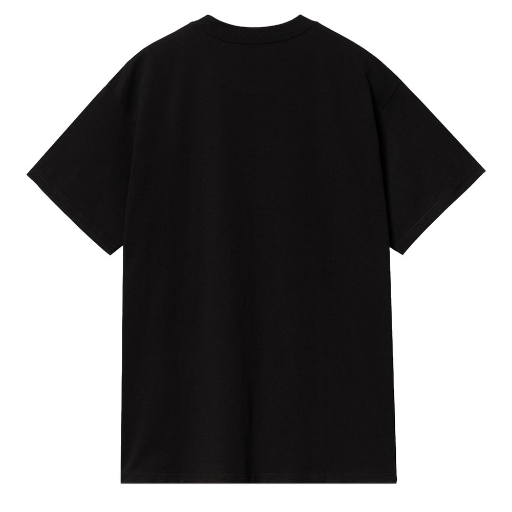 Carhartt WIP Script Embroidery T-Shirt Black / White - Parasol Store