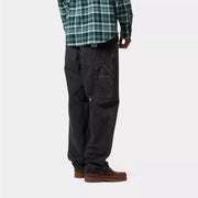Carhartt WIP Single Knee Pant Black Stone Washed - Parasol Store
