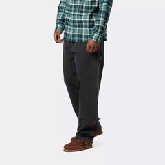 Carhartt WIP Single Knee Pant Black Stone Washed - Parasol Store