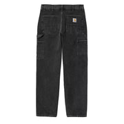 Carhartt WIP Single Knee Pant Black Stone Washed - Parasol Store