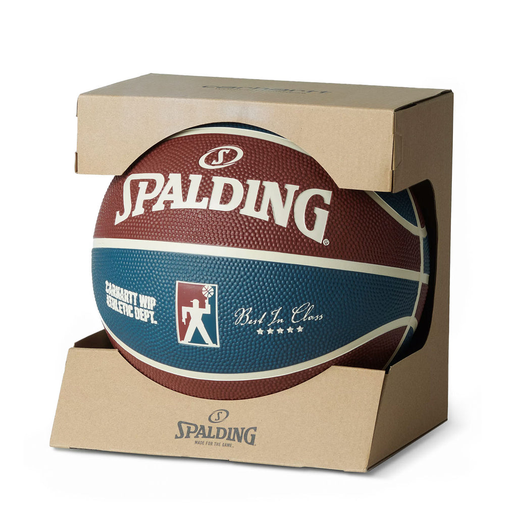 Carhartt WIP Spalding Basketball Mulberry / Dusky Blue - Parasol Store