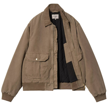 Carhartt WIP Stanton Jacket Chocolate / Chocolate Stone Dyed - Parasol Store