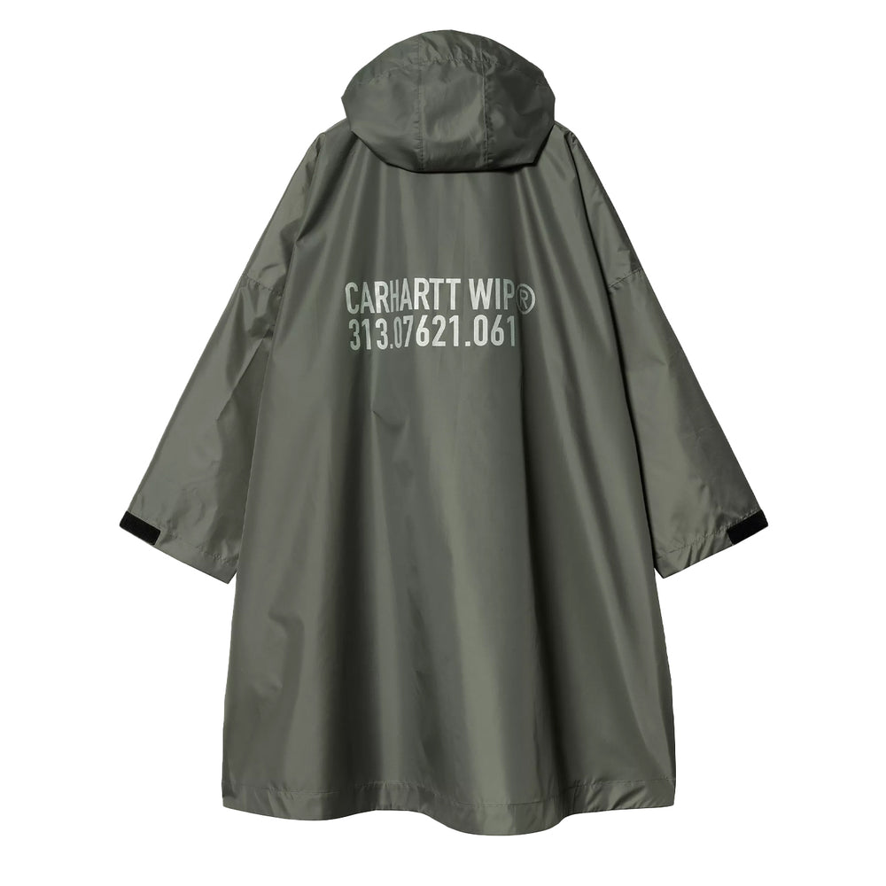Carhartt WIP Tour Packable Rain Poncho Smoke Green / Reflective - Parasol Store