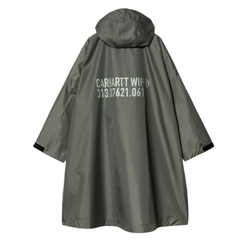 Carhartt WIP Tour Packable Rain Poncho Smoke Green / Reflective - Parasol Store