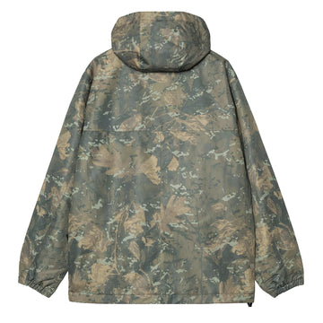 Carhartt WIP Windbreaker Pullover Camo Combi Green / Black - Parasol Store