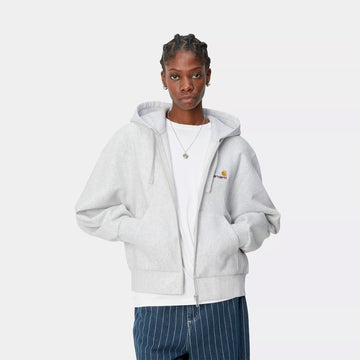 Carhartt WIP Womens American Script Jacket Ash Heather - Parasol Store