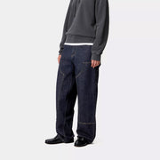 Carhartt WIP Womens Brandon Double Knee Pant Blue Rinsed - Parasol Store