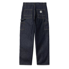 Carhartt WIP Womens Brandon Double Knee Pant Blue Rinsed - Parasol Store