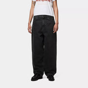 Carhartt WIP Womens Brandon Pant Black Stone Washed - Parasol Store