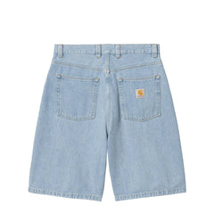 Carhartt WIP Womens Brandon Short Blue Stone Bleached - Parasol Store
