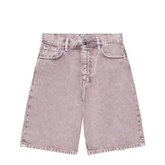 Carhartt WIP Womens Brandon Short Cozy Purple Chalk Wash