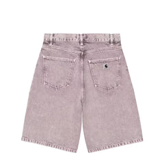 Carhartt WIP Womens Brandon Short Cozy Purple Chalk Wash