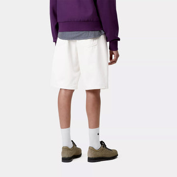 Carhartt WIP Womens Brandon Short White Rinsed - Parasol Store