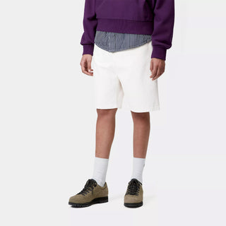 Carhartt WIP Womens Brandon Short White Rinsed - Parasol Store