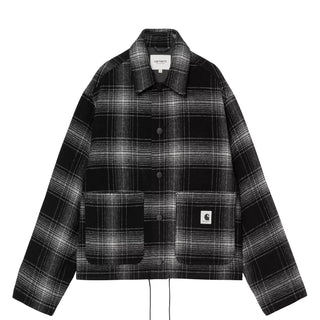 Carhartt WIP Womens Brennan Shirt Jac Brennan Check Black/Wax