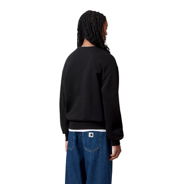 Carhartt WIP Womens Casey Sweatshirt Black / Silver - Parasol Store