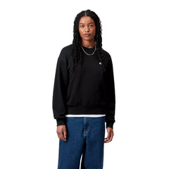 Carhartt WIP Womens Casey Sweatshirt Black / Silver - Parasol Store