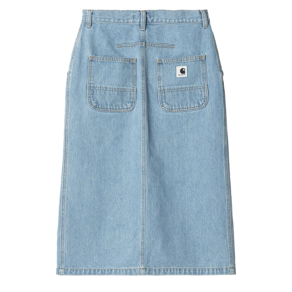 Carhartt WIP Womens Colby Skirt Blue Stone Bleached - Parasol Store