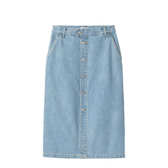 Carhartt WIP Womens Colby Skirt Blue Stone Bleached - Parasol Store